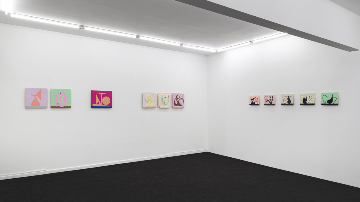 Cotelito, Ilusión concreta, vista de exhibición. Cortesía de Moria Galería