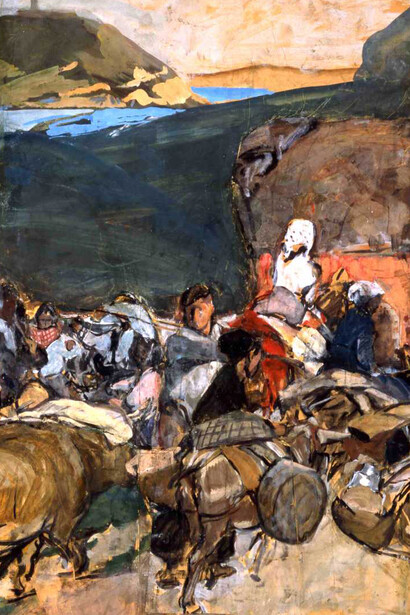 Joaquín Sorolla y Bastida, Sketch for the Provinces of Spain. Basque Provinces, Navarre, and Aragon, 1911 - 1919. Courtesy of Norton Museum of Art
				