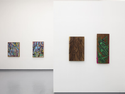 Alejandra Venegas, Albor Tzompol, vista de exhibición. Cortesía de Proyectos Monclova