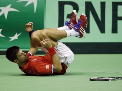 El tenista serbio Novak Djokovic