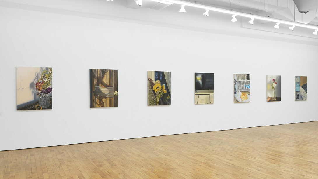 Installation View, Cait Porter,
Circle the Drain. Courtesy the artist and Marinaro, New York