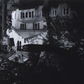 Camera Obscura Image of Houses Across the Street in Our Bedroom, Abelardo Morell, 1991, gelatin silver print, 20 x 24 inches, American, born Cuba, born 1948. Purchase with funds provided by the Memorial Art Fund.