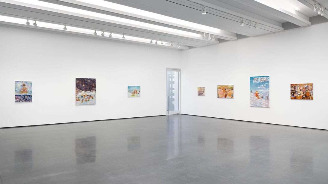 Keith Mayerson, My American dream (Rocky mountain high), exhibition view. Courtesy of Aspen Art Museum