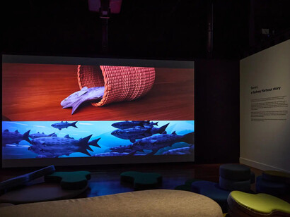 Barani, a Sydney Harbour Story, exhibition view. Courtesy of the Australian National Maritime Museum