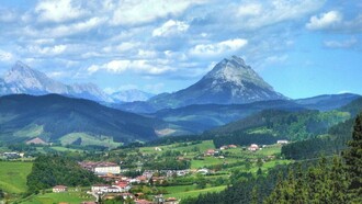 País Vasco. Vista desde el mirador del Alto de Udana