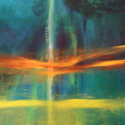 Carla Freddi, Giochi di luce, 110 x 90 cm, dettaglio