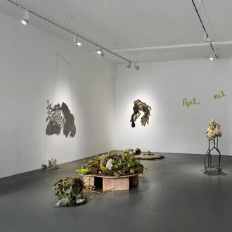 Eike Eplik, In times when everything else seems more important, exhibition view. Courtesy of Kogo Gallery
