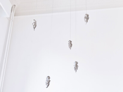 Eva L’Hoest, Inkstand – fragments of intent, vue de l’exposition. Avec l’aimable autorisation de la Galerie Eric Mouchet