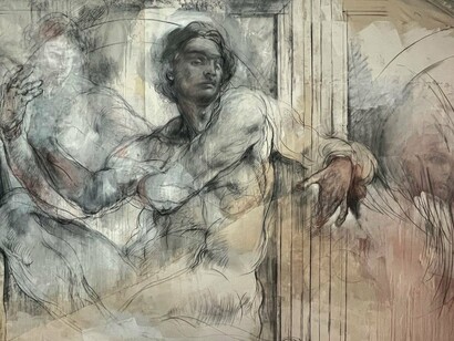 Stefano Reolon, L’esistenza degli angeli, Artwork (detail). Courtesy of Spazio Biosfera