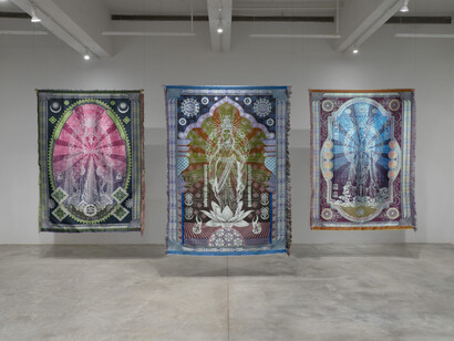 Various artists, The calling of home, exhibition view. Courtesy of Tina Kim Gallery