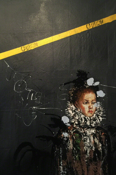 Caution. Courtesy of Lois Lambert Gallery
