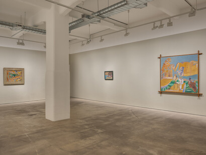 Carole Gibbons, The mythological landscape, exhibition view. Courtesy of Hales Gallery