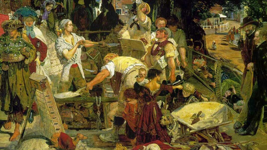 Ford Maddox Brown. "Work". Oil on Canvas, 1863