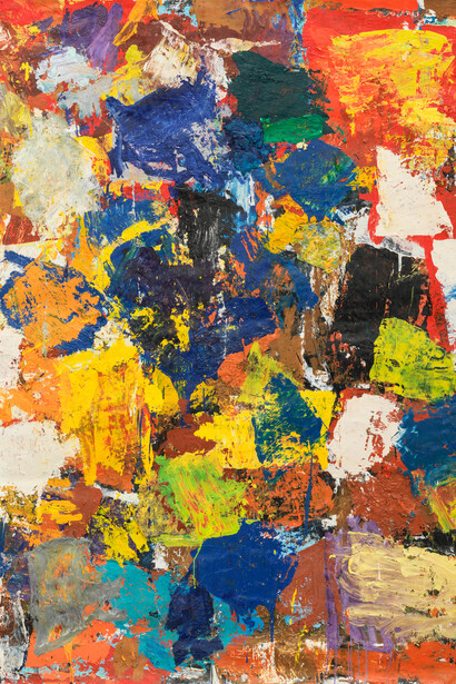 Tom Robinson, Lower Pool (detail), 2023
olio su tela, 197x211, Messum's, London