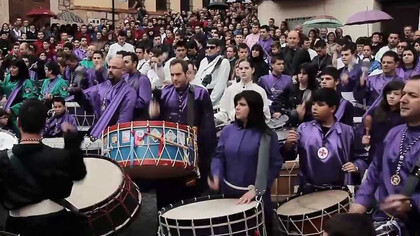 Los tambores resuenan en Calanda