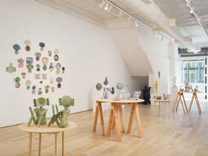 Eun-Ha Paek, Alters, exhibition view. Courtesy of HB381 Gallery