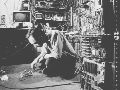 Fotograma del filme de 1998, «Pi: el orden del caos»