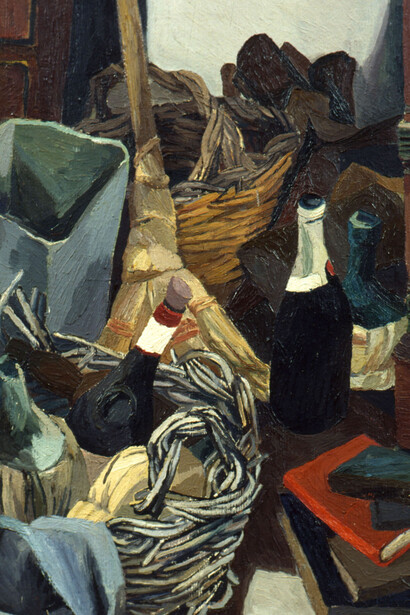 Renato Guttuso, Un angolo dello studio di via Pompeo Magno, 1941-42 Olio su tela, cm 79x64,5 Udine, Civici Musei di Storia e Arte © Renato Guttuso by SIAE 2016. Courtesy of MiBACT