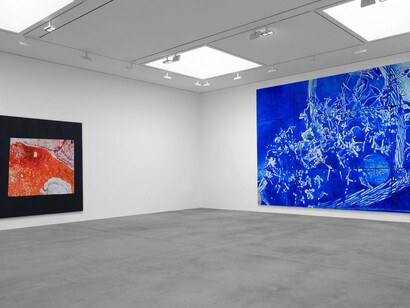 Luc Tuymans, The fruit basket, exhibition view. Courtesy of David Zwirner Gallery