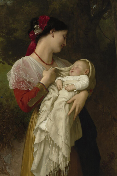 William Adolphe Bouguereau, Maternal Admiration, (1869)