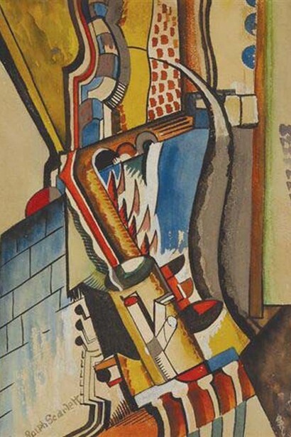 Budd Hopkins (1931-2011), Guardian LX, 1986, Painted Wood, 68.5 x 27 inches, Signed on Bottom