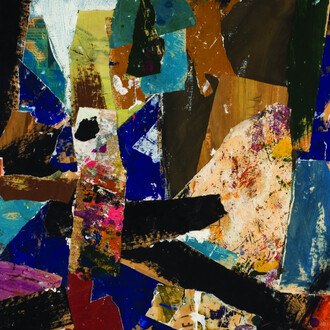 John Little, Untitled (detail), 1959. Courtesy of LewAllen Galleries