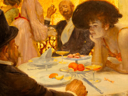 La Belle Époque: «Loge im Sofiensaal» (1903), Josef Engelhart