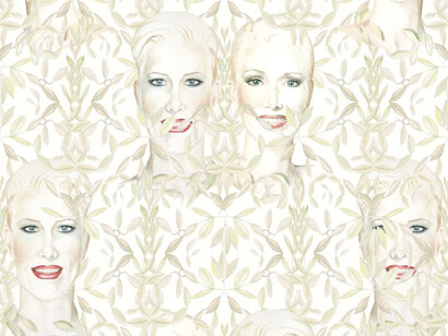 Justin Vivian Bond, My Model MySelf: Wallpaper (detail), 2015, Courtesy of Vitrine, London