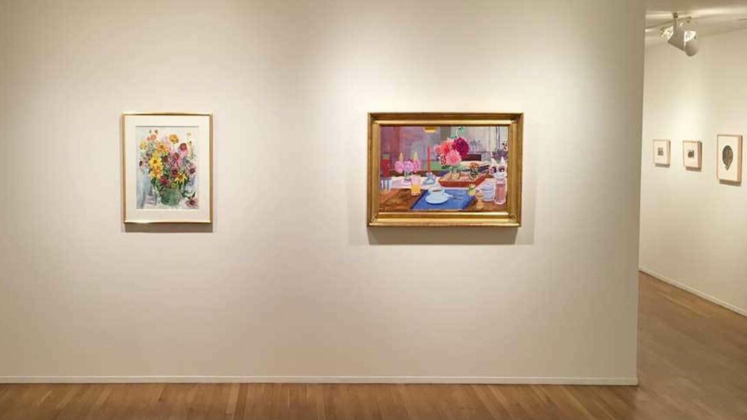 Nell Blaine, Exhbition view. Courtesy of Tibor de Nagy