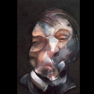 Francis Bacon, Self-Portrait, 1971, oil on canvas, Centre Pompidou, Musée national d’art modern-Centre de création industrielle, Paris. © The Estate of Francis Bacon. All rights reserved. / DACS, London / ARS, NY 2019