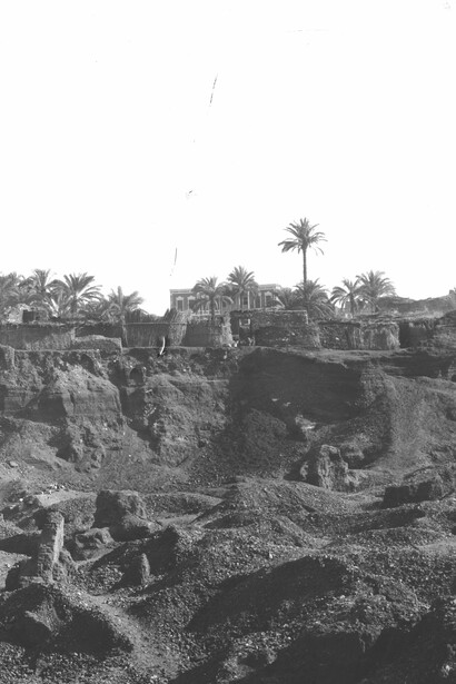 Excavaciones arqueológicas de Ernesto Schiaparelli, Hermópolis Magna (El-Ashmunein), Egipto, 1909