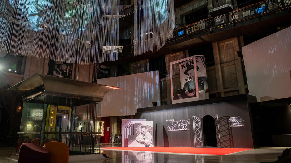 My name is Orson Welles, exhibition view. Courtesy of Museo Nazionale del Cinema