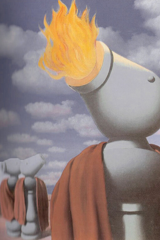 Cicerón, obra de Magritte 