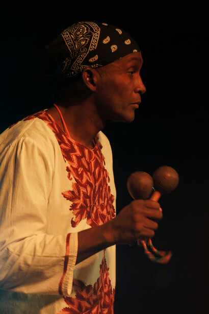 Betsayda Machado y la Parranda el Clavo performing at Globalfest. Photo: Catalina Maria Johnson