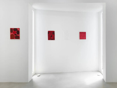 Célio Braga, Cuidado com a pintura, vista da exposição. Cortesia de Zipper Galeria