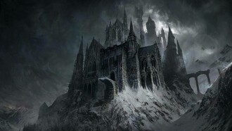 The titular Castle of Wolfenbach as depicted in the gothic novel by Eliza Parsons