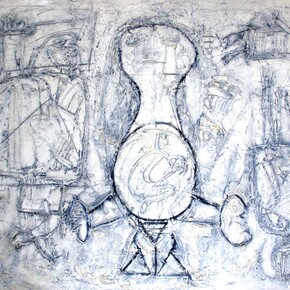 Coil Totem, c. 1972 © Themerson Estate, courtesy of l’étrangère