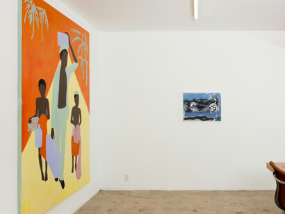 George Nelson Preston, The four moments of the sun, exhibition view. Courtesy of Nina Johnson Gallery