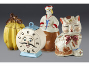 Cookie jars formerly in the collection of Andy Warhol. Image courtesy the Movado Group 
