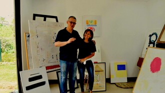 Juan Carlos Flores con Rojas Howell