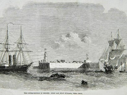 London Illustrated News, 1862, Spanish Troops Disembark
