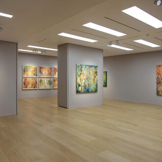 José Parlá, Engrams, exhibition view. Courtesy of Ben Brown Fine Arts