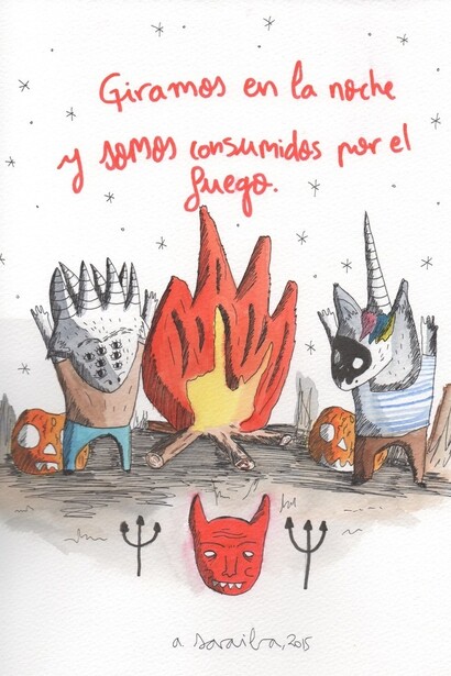 Aitor Saraiba. Giramos en la noche