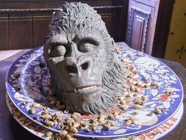 Intricate ceramics by Bertozzi & Casoni blur the boundary between everyday objects and sculptural illusion, Museo Bagatti Valsecchi in Milan, Italy