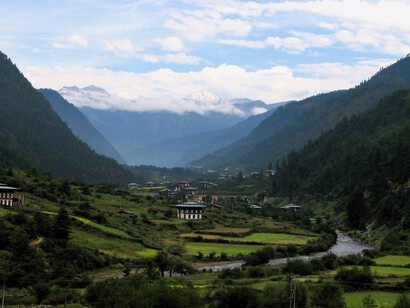 Bhutan mountains