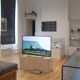 Ruth Clinton and Niamh Moriarty, Disentailing deed, exhibition view. Courtesy of Project Arts Centre