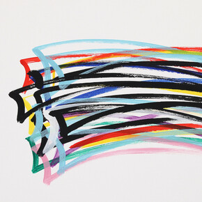 21_Da vicino_A arte Invernizzi_2016, Nelio Sonego, Orizzontaleverticale, 2013 acrilico su tela, 65x46 cm. Courtesy A arte Invernizzi, Milano Foto Bruno Bani, Milano