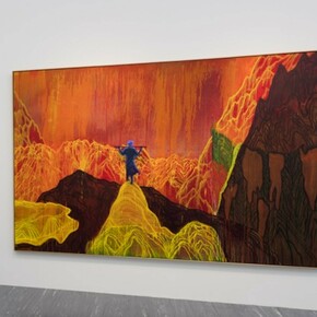 Daniel Richter, Exhibition view. Courtesy of 21er Haus