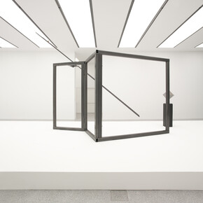 Carol Bove, ‘For Asta’ (2014), Steel, Dimensions variable, Courtesy the Artist, Maccarone, New York and David Zwirner, New York/London, Installation view, Carol Bove/Carlo Scarpa, Museion, Bolzano © Museion, photo Augustin Ochsenreiter
