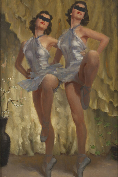 Hans-Peter Feldmann - Untitled - Oil on Canvas - 51 x 34 cm (20 1/8 x 13 3/8 in.) (SLG-HPF-09222) - Courtesy of the artist and Simon Lee Gallery